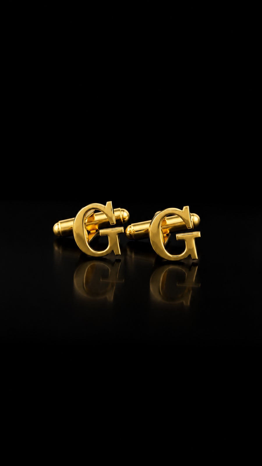 Rajputana Initial "G" Gold Cufflinks