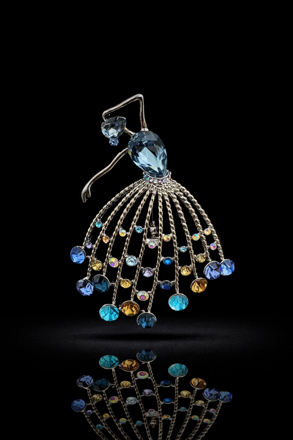 Celeste Dancer Brooch