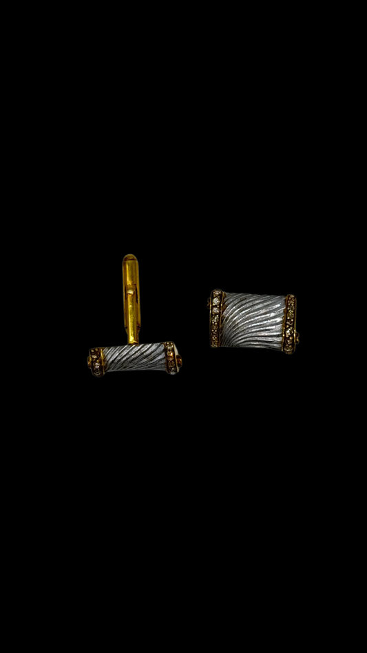Rectangle Beach Cufflinks