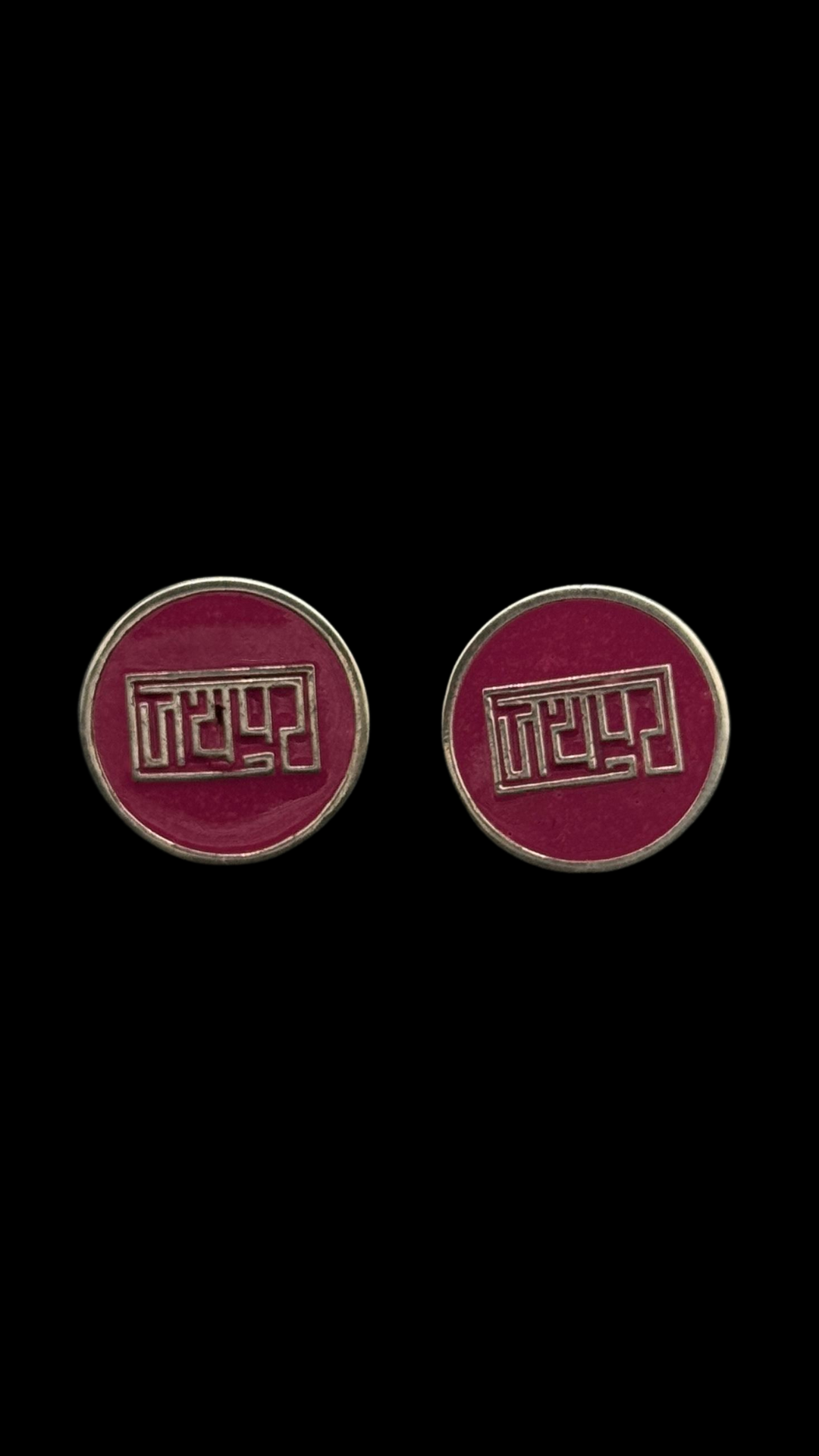 Pink Jaipur Cufflinks