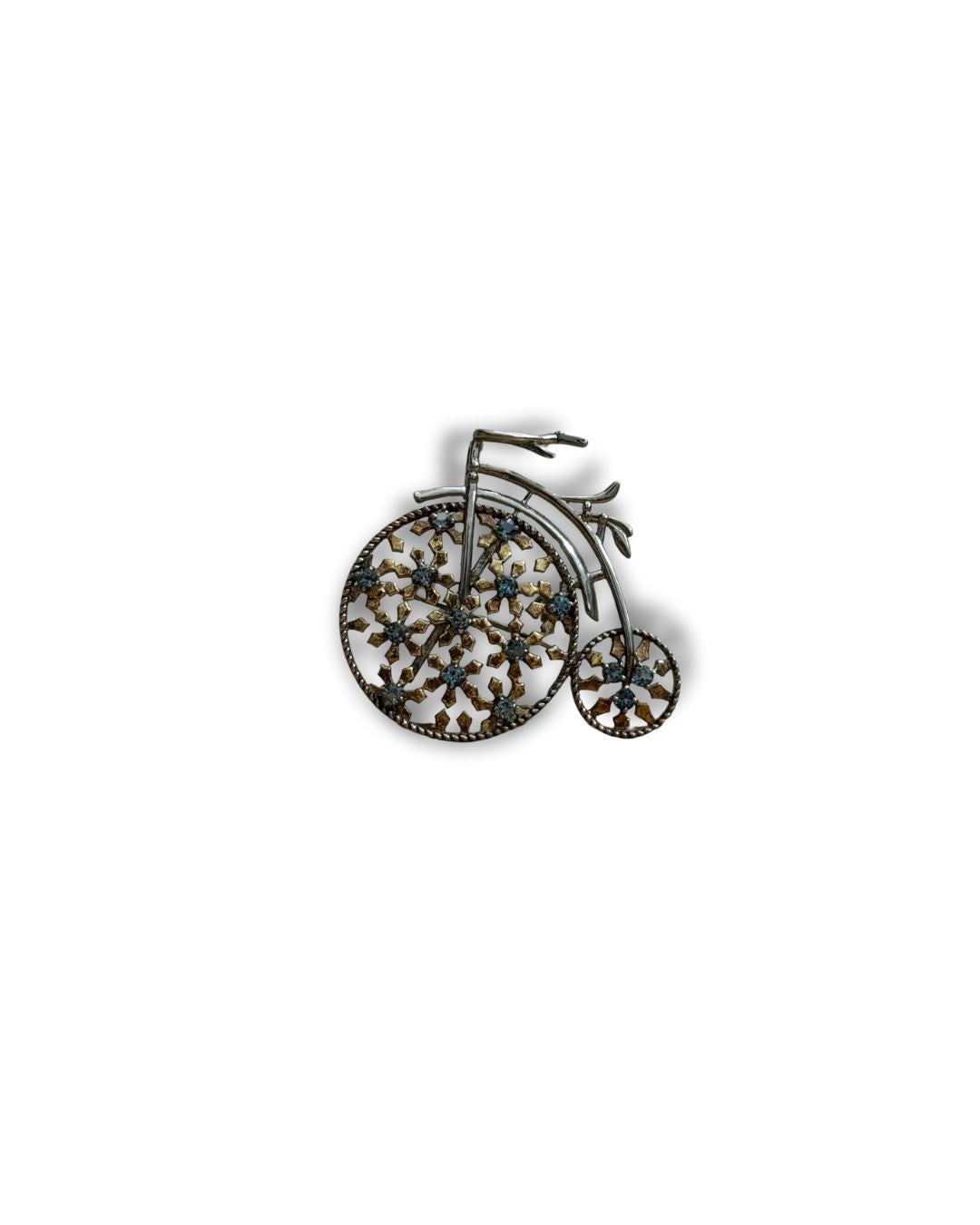 Vintage Bicycle Brooch