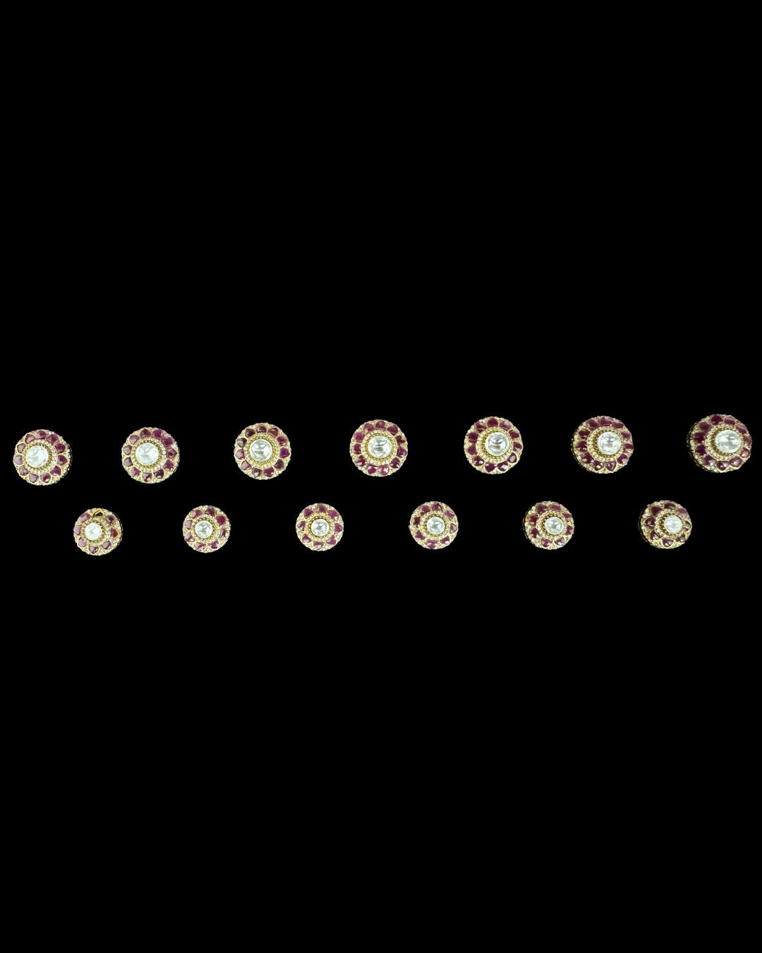Ruby Radiance Royale – Bandhgala Button