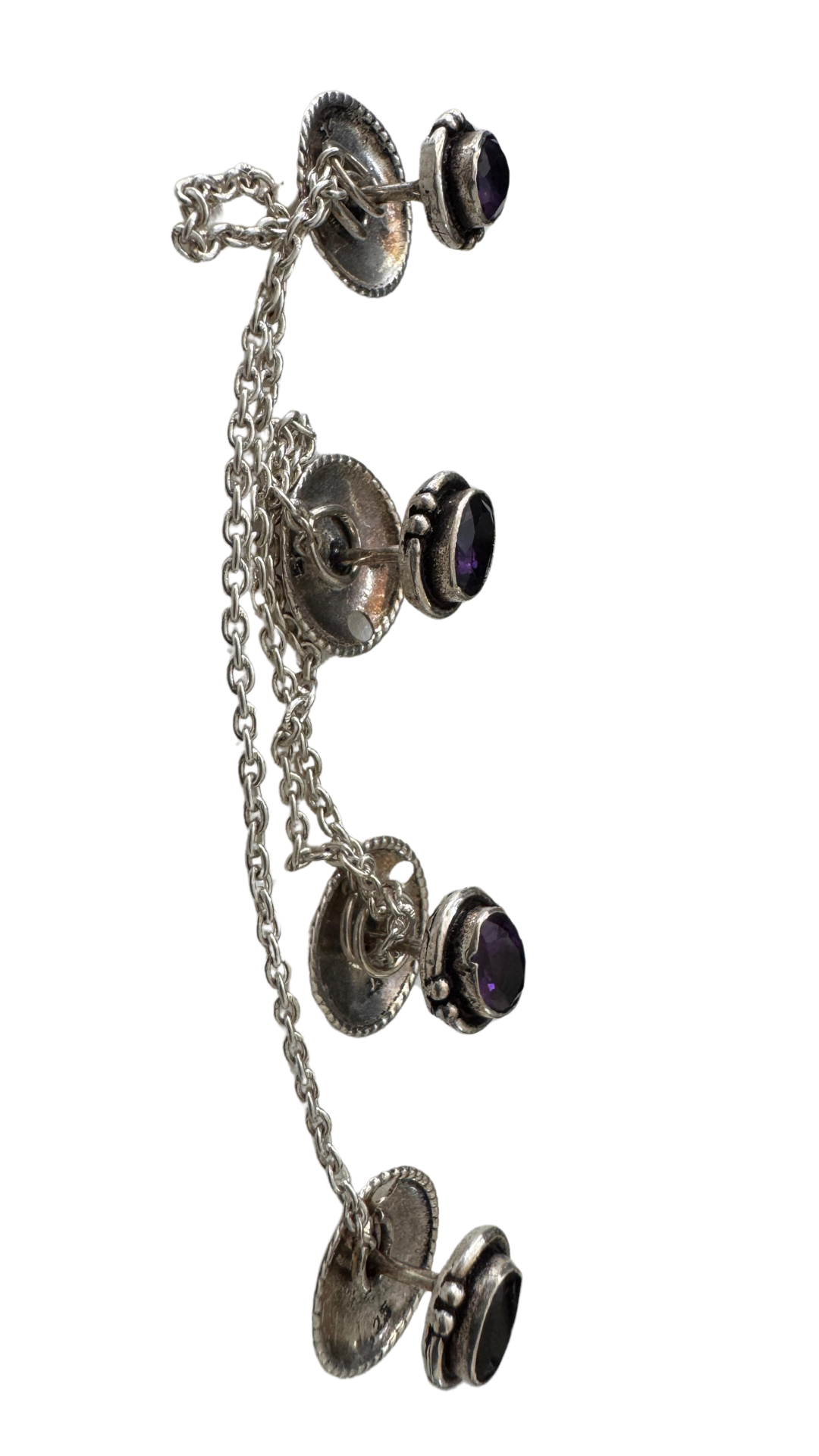 Silver Stone Kurta Buttons