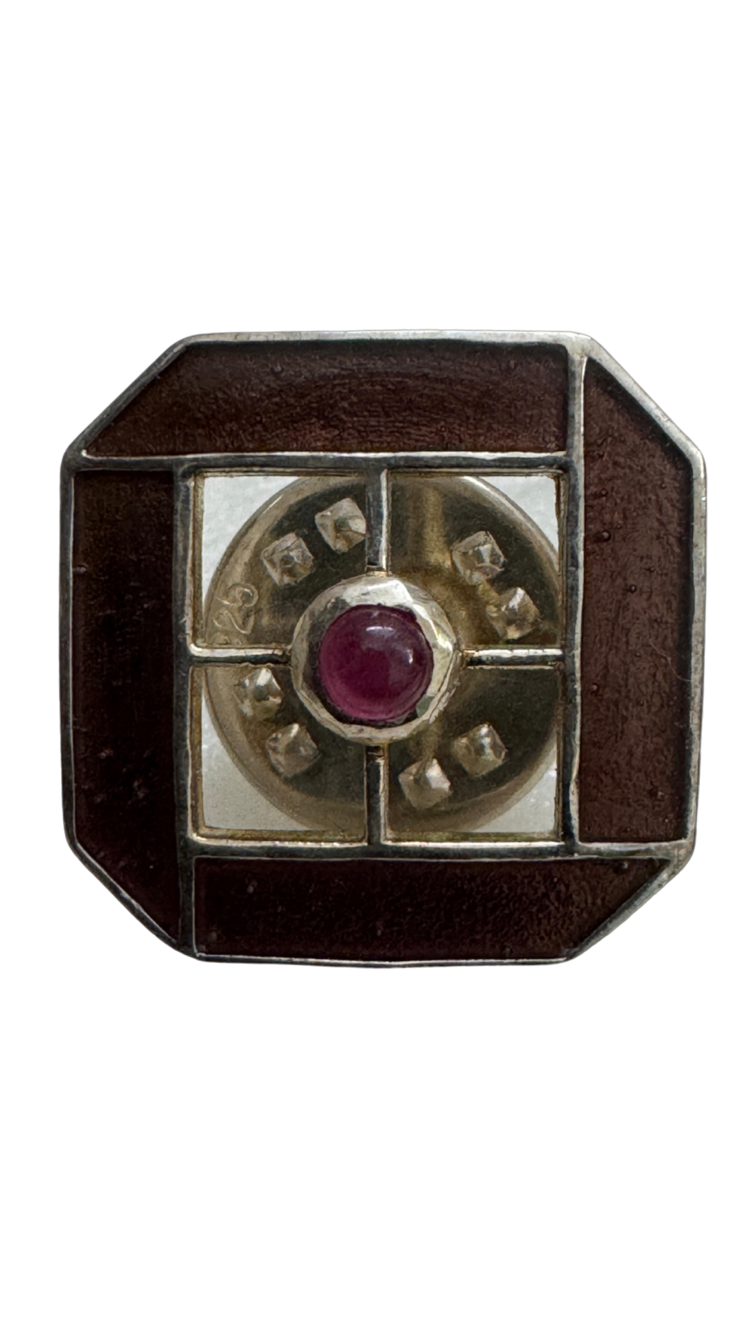 Enamel Stone Pin