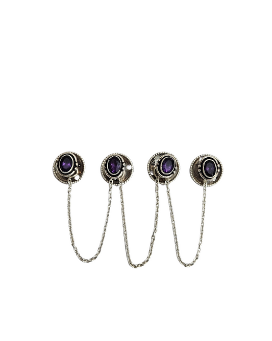 Silver Stone Kurta Buttons