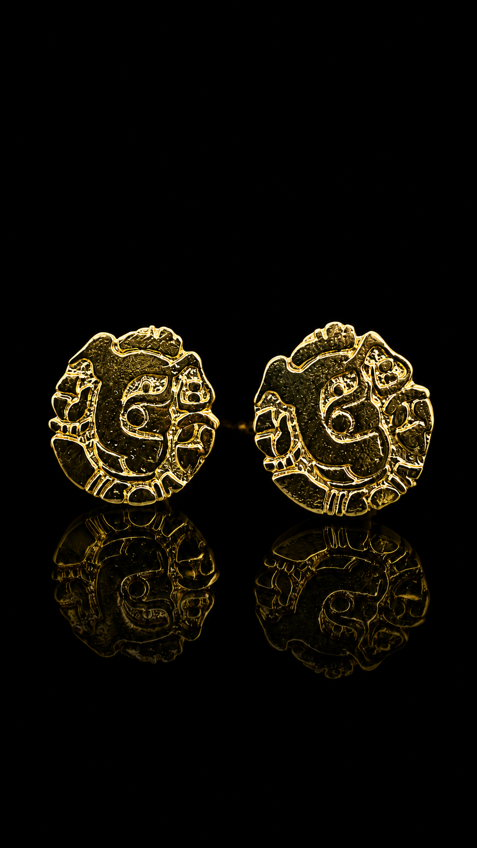 Golden Bulldog Luxury Cufflinks