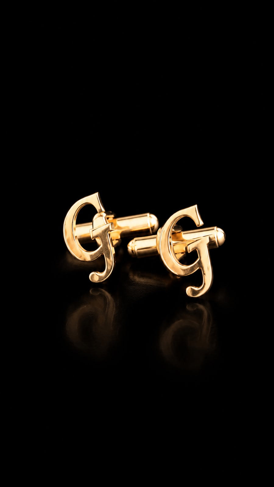 Rajputana Initial "g" Gold Cufflinks