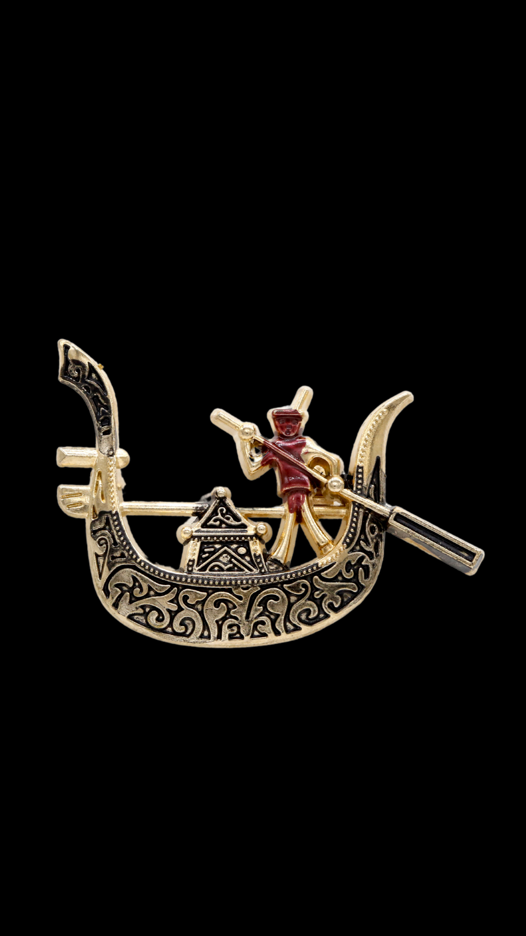 Traditional boatman Brooch