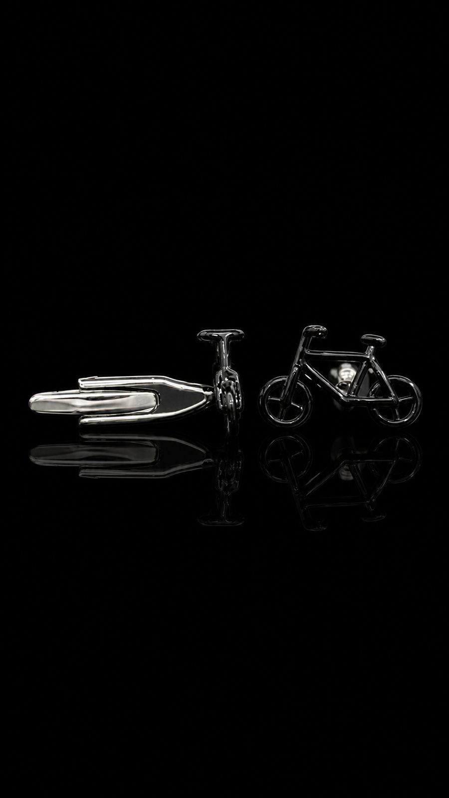 Pedal Prestige Bicycle Cufflinks