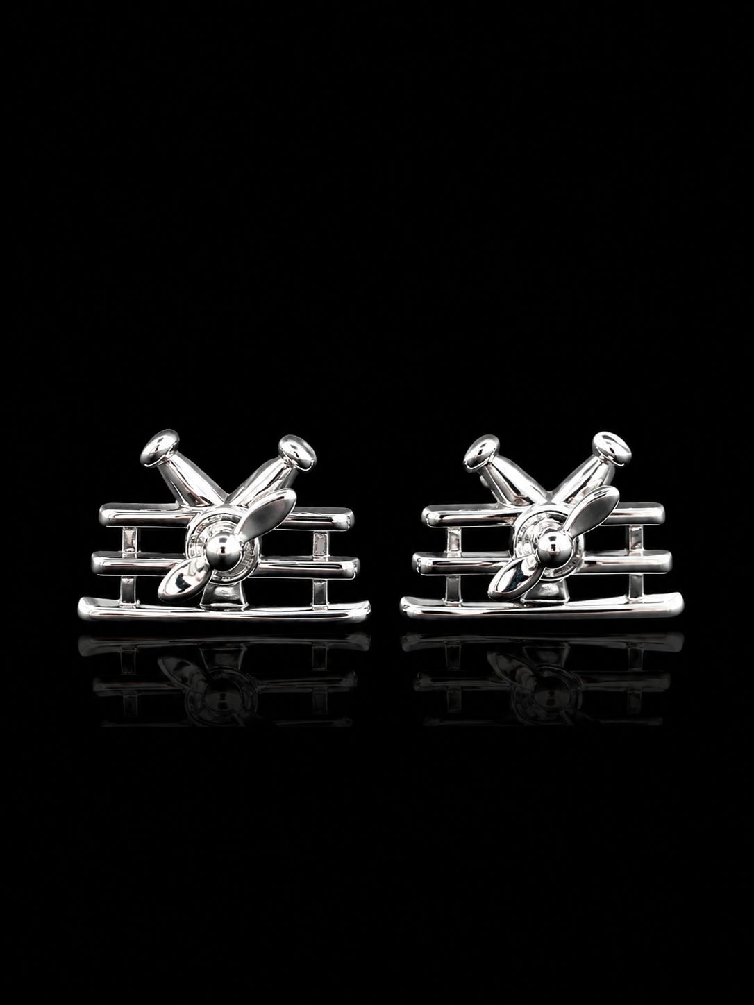 Vintage Airplane Cufflinks