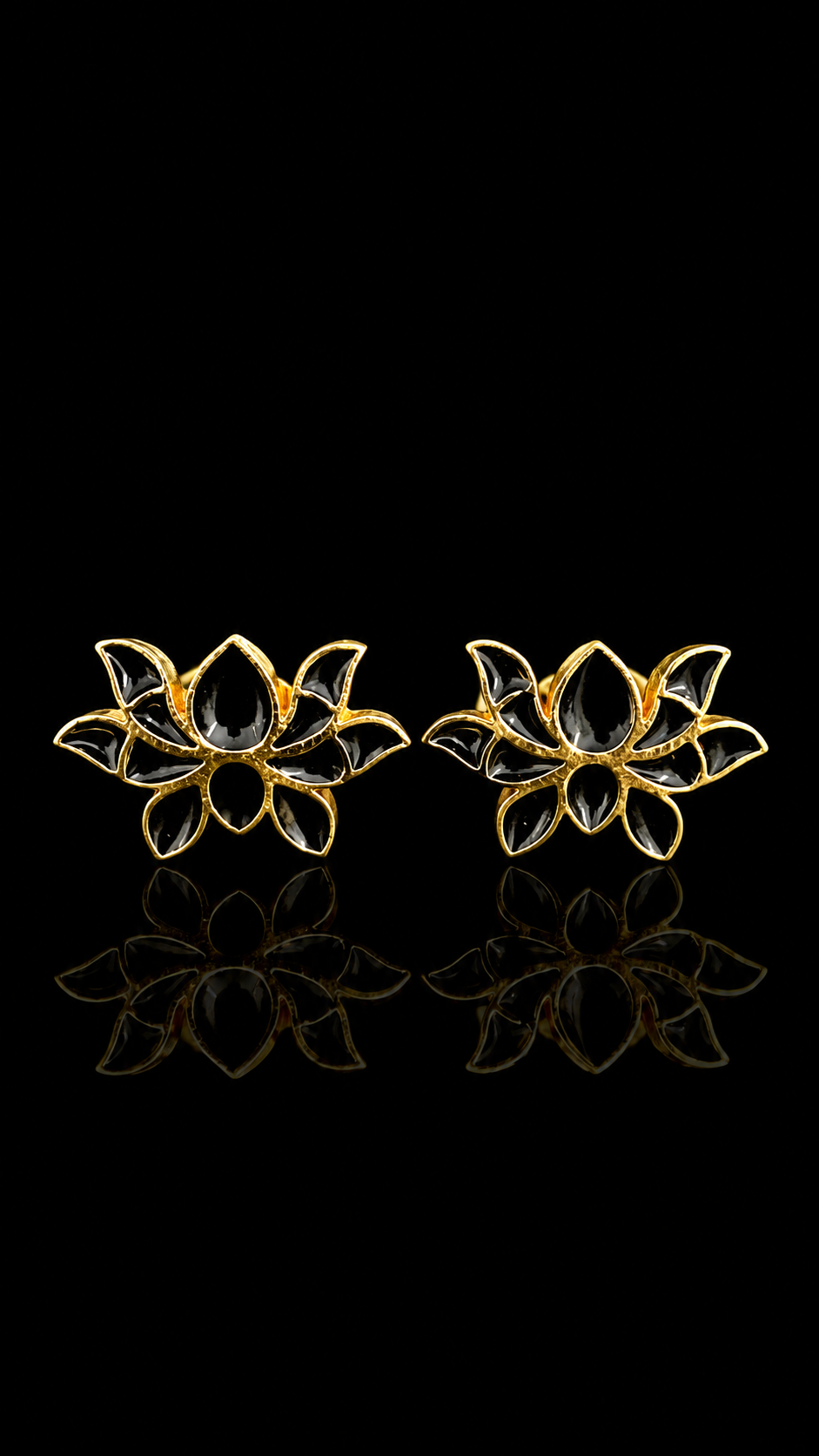 Royal Lotus Flower Cufflinks