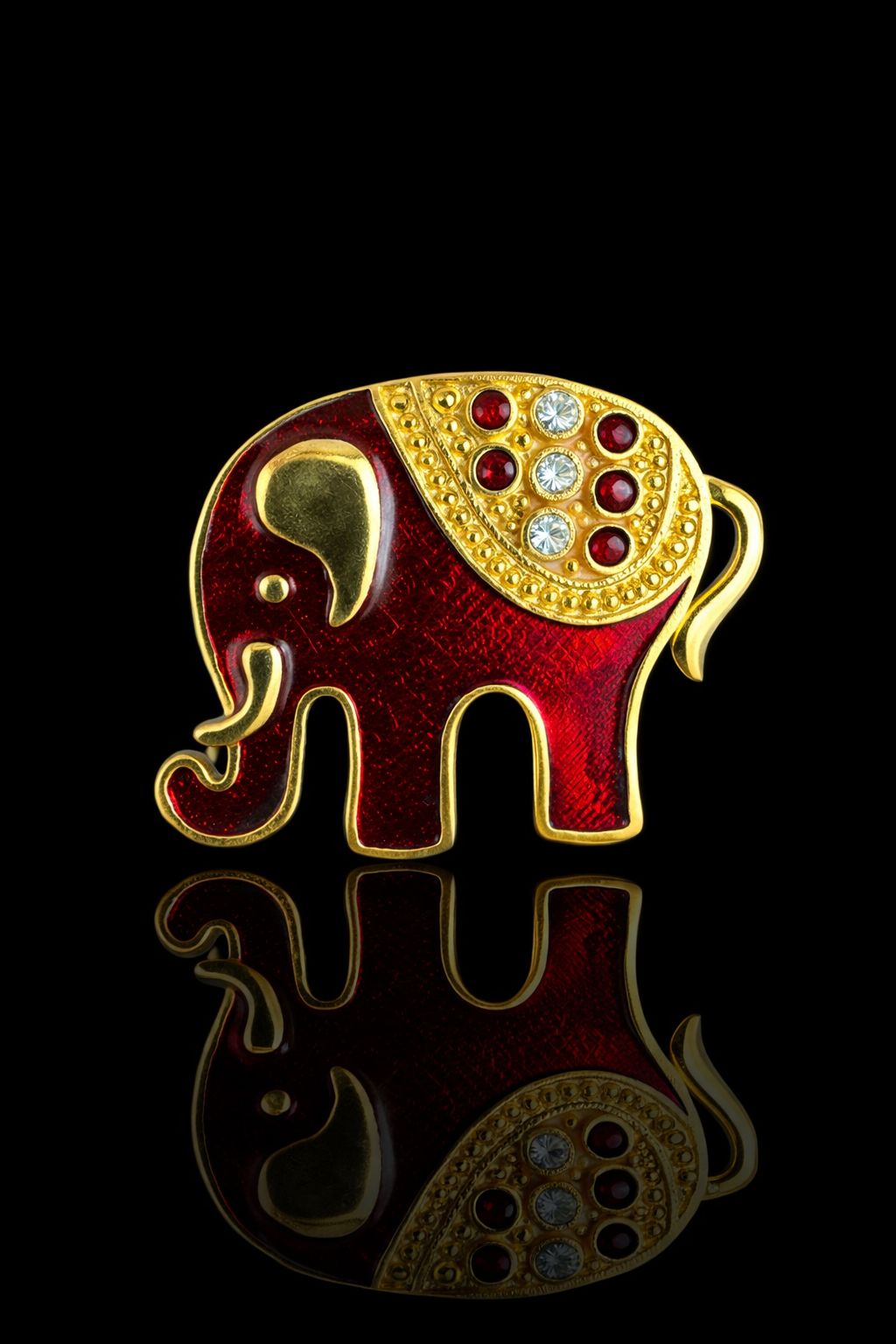 Royal Steps Elephant Brooch