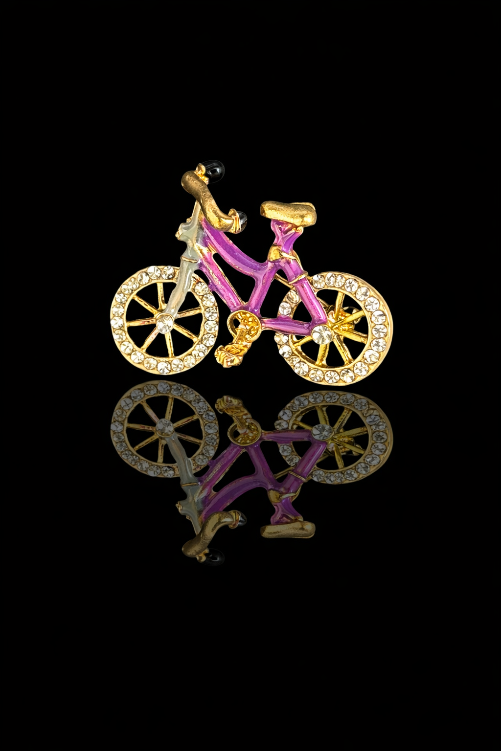 Vintage Ride Bicycle Brooch