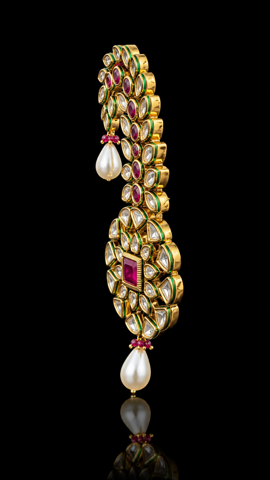 Royal Ruby & Pearl Kalingi Sarpech
