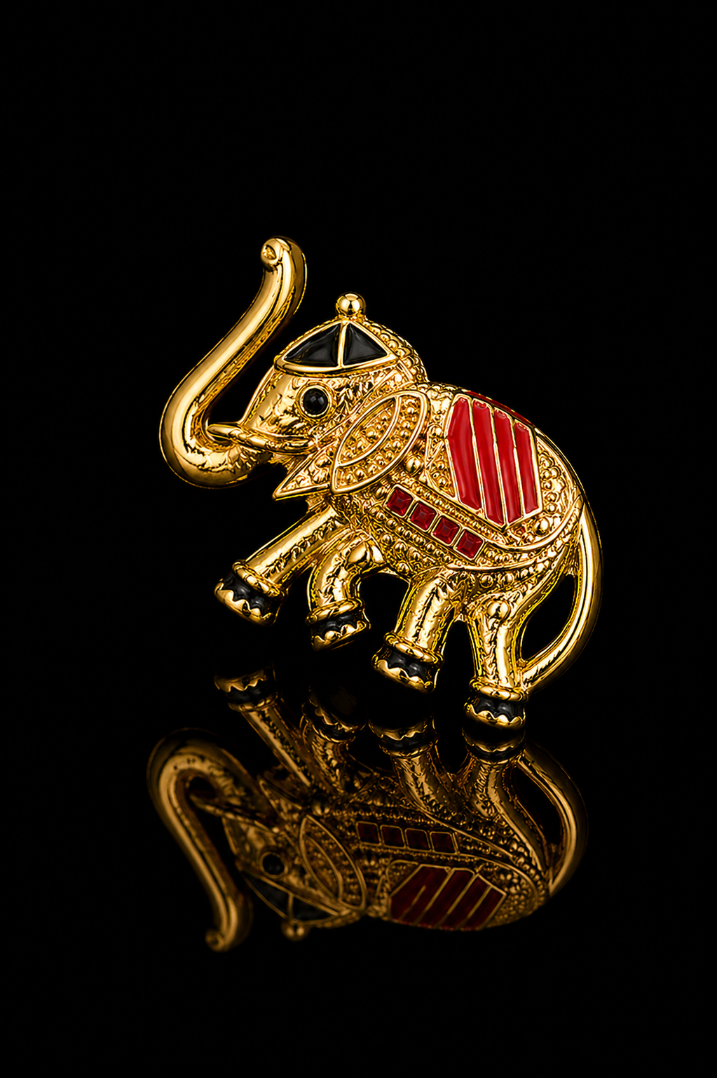 Royal Heritage Elephant Lapel Pin