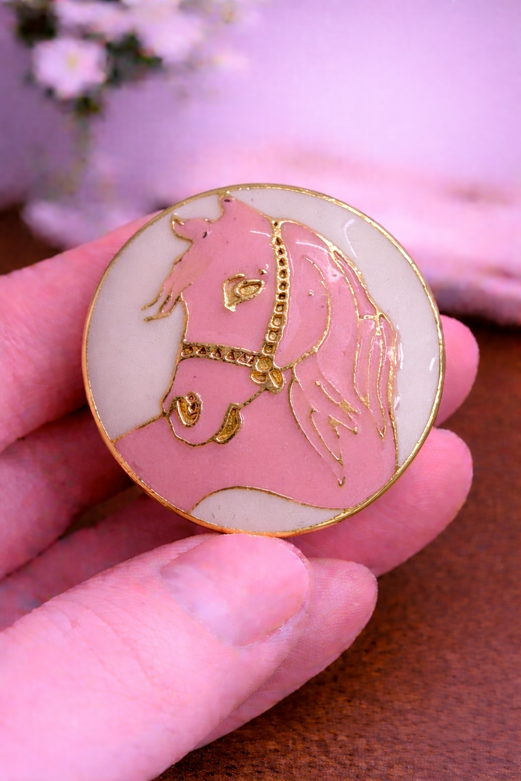 Royal Stallion Crest Bandhgala Button