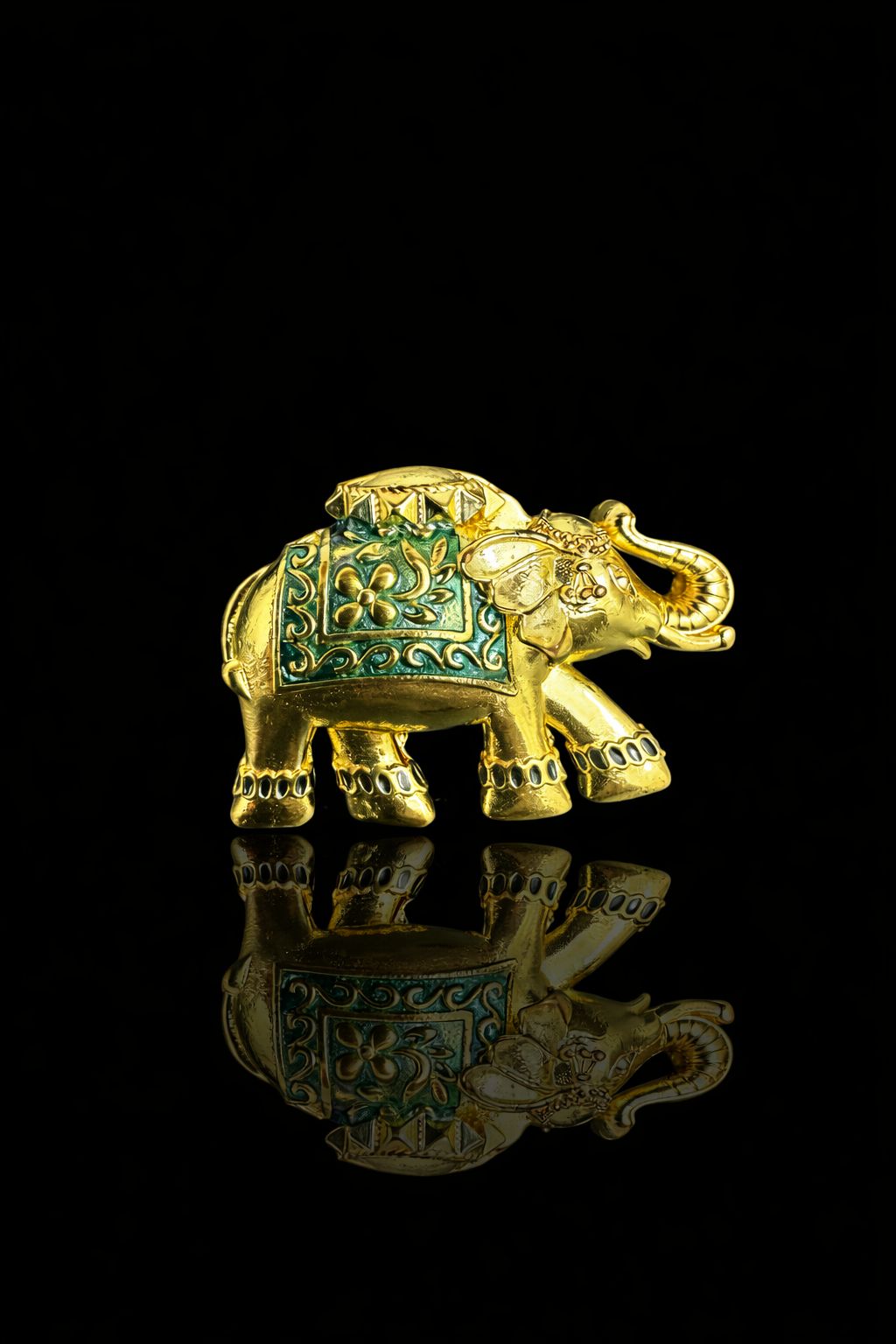 Royal Elephant Charm Brooch
