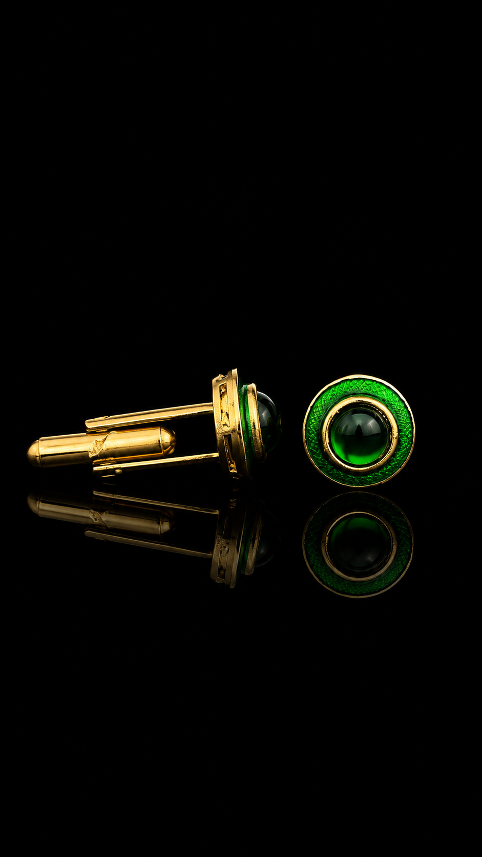 Royal Sapphire Crystal Cufflinks