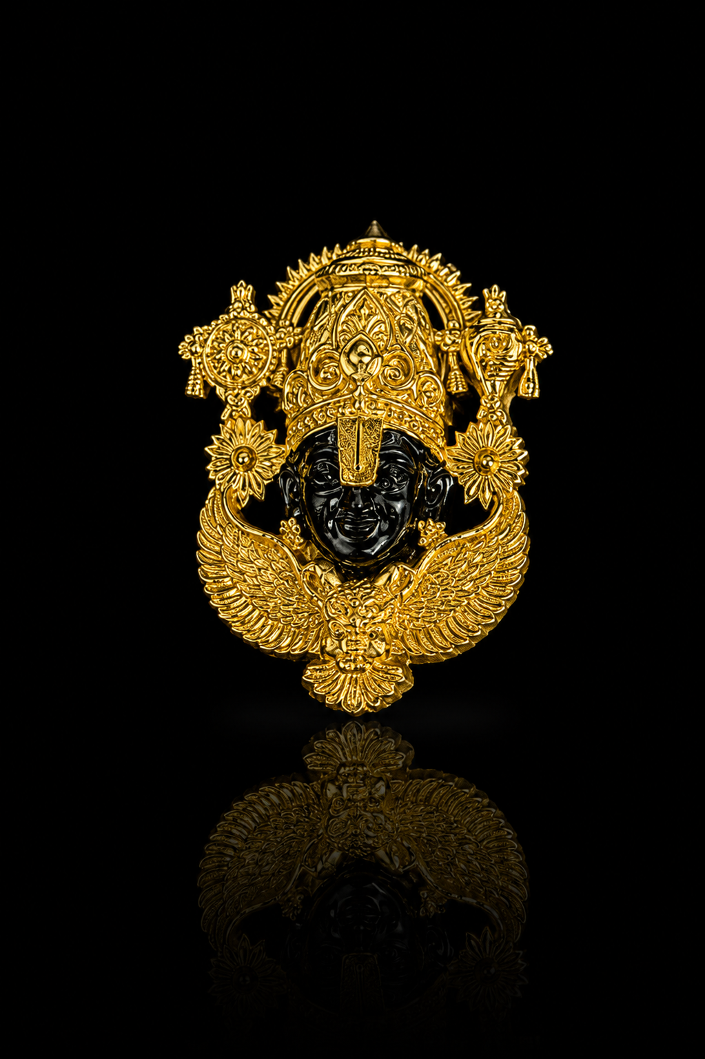 Garuda Tirupati Balaji Brooch