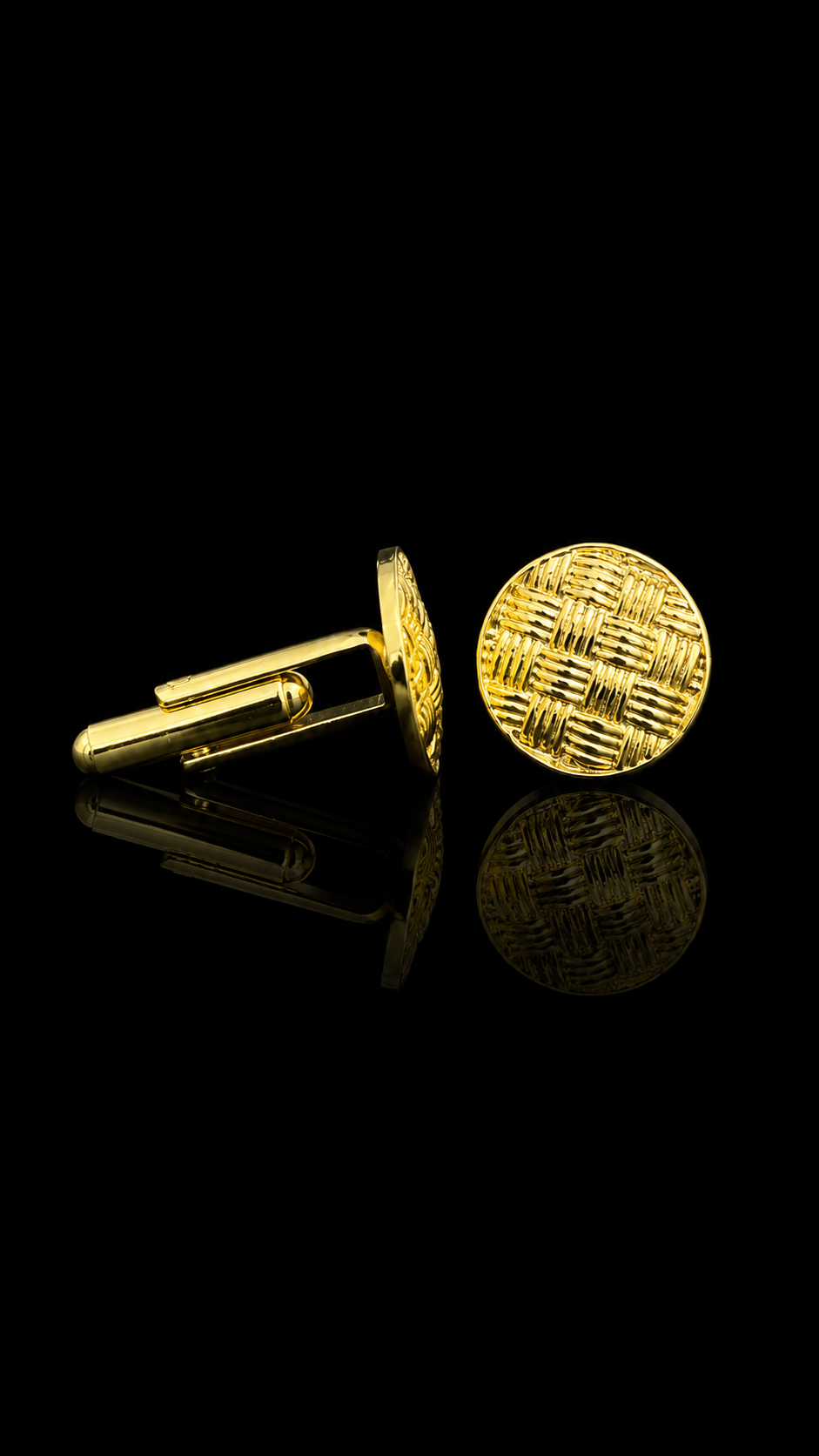 Midnight Weave Cufflinks