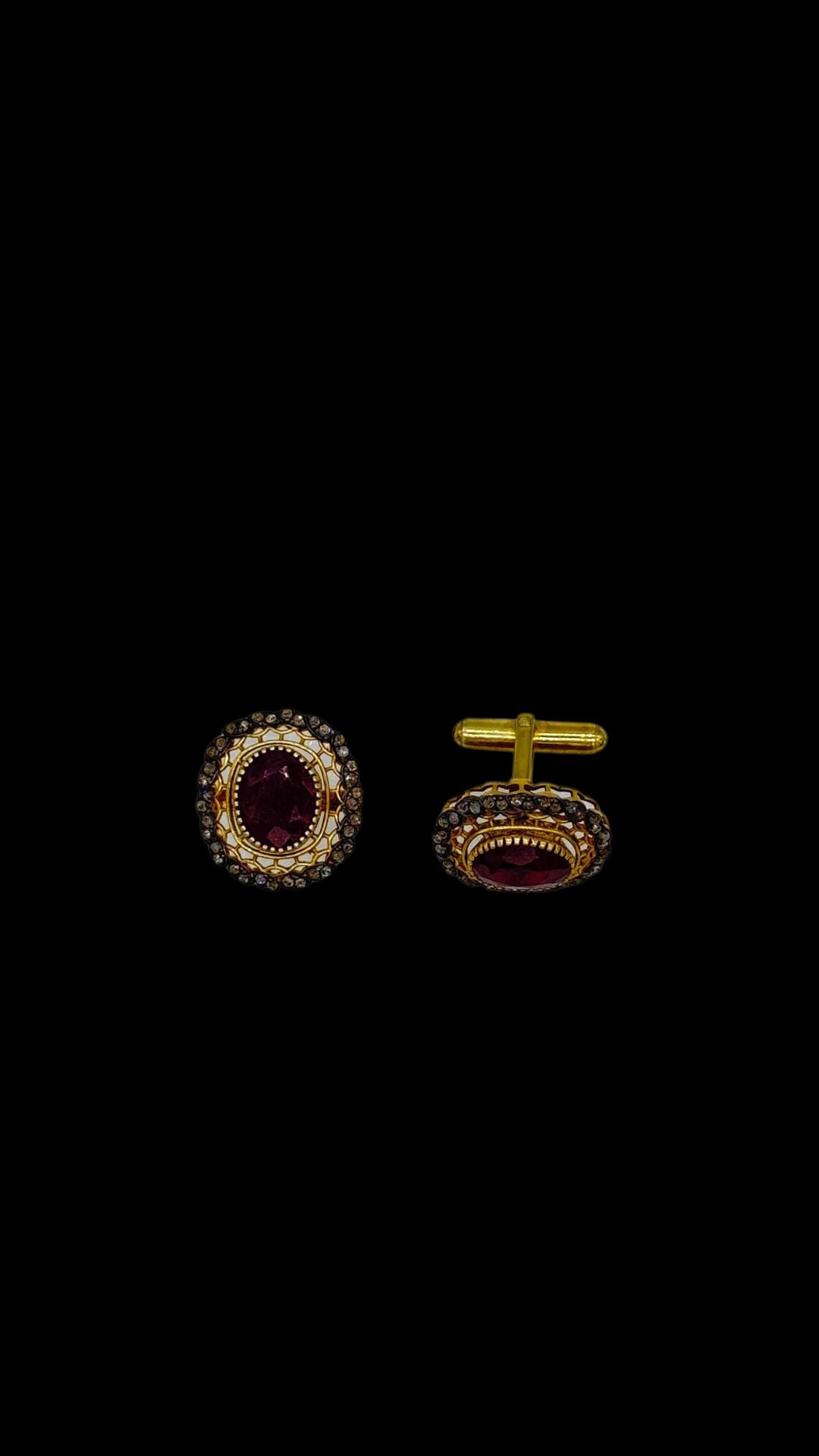 Ruby Diamond Cufflinks