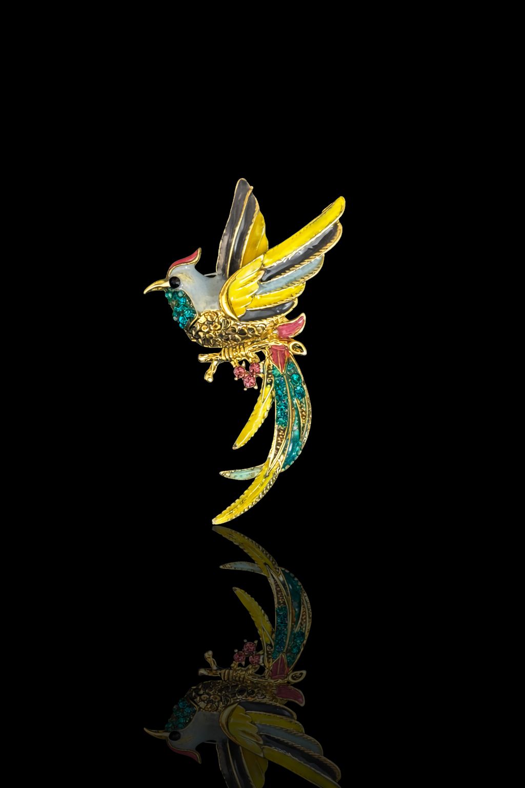 Aurora Flight Bird Brooch