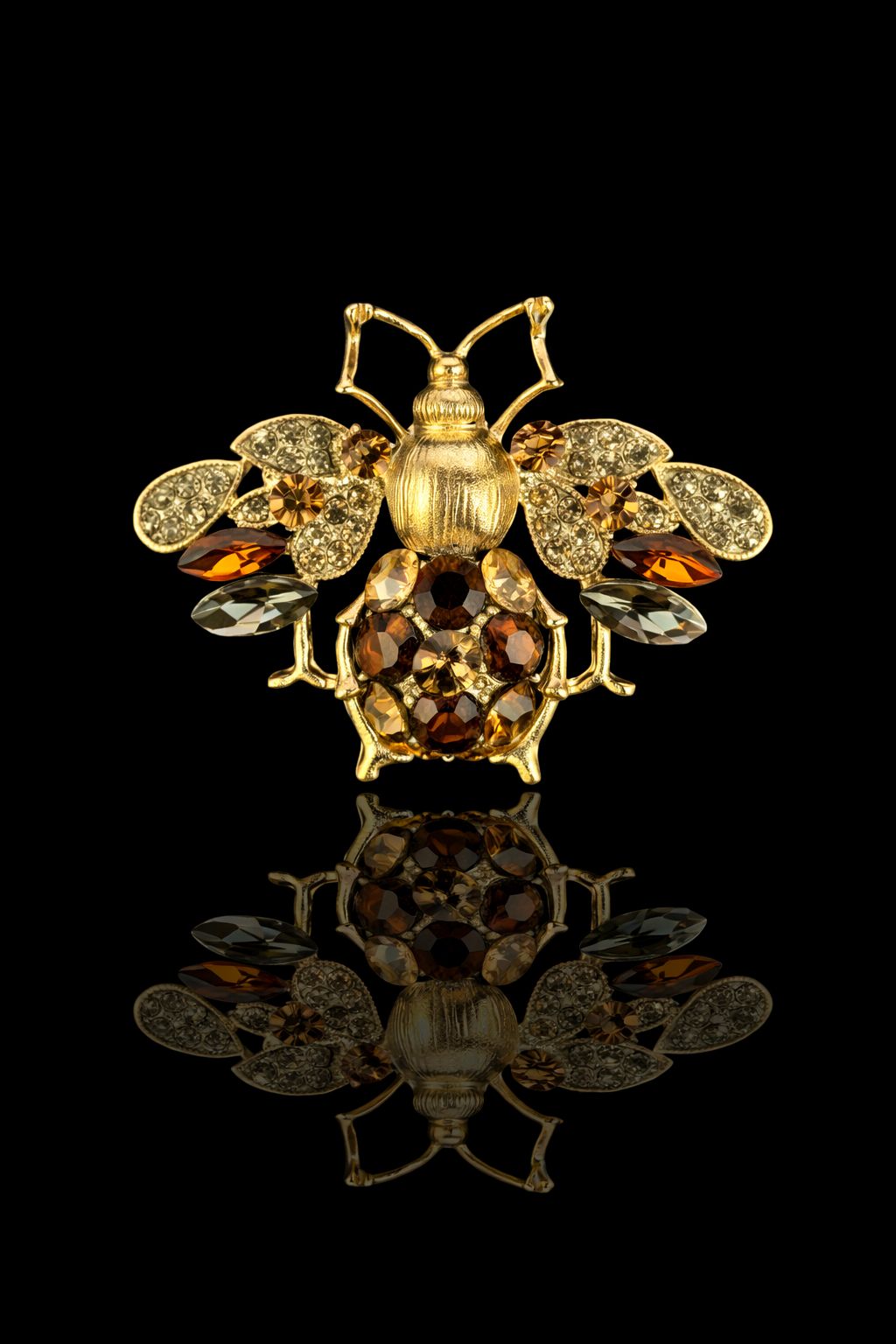 Regal Jewel Beetle Brooch