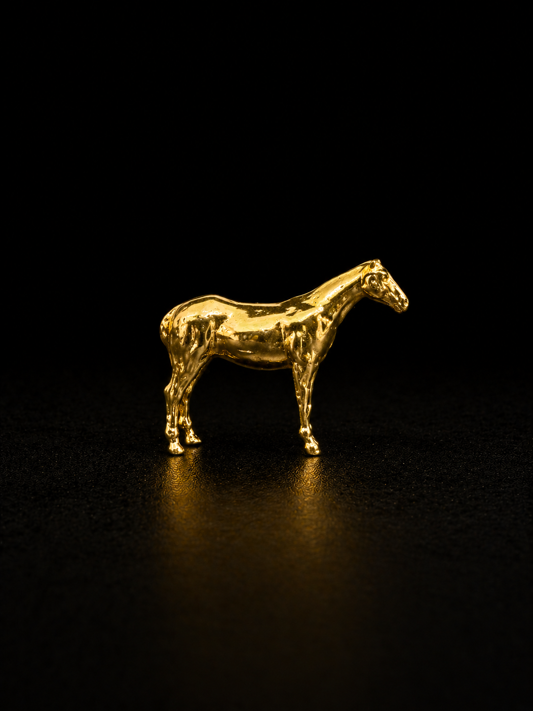 Golden Horse Brooch