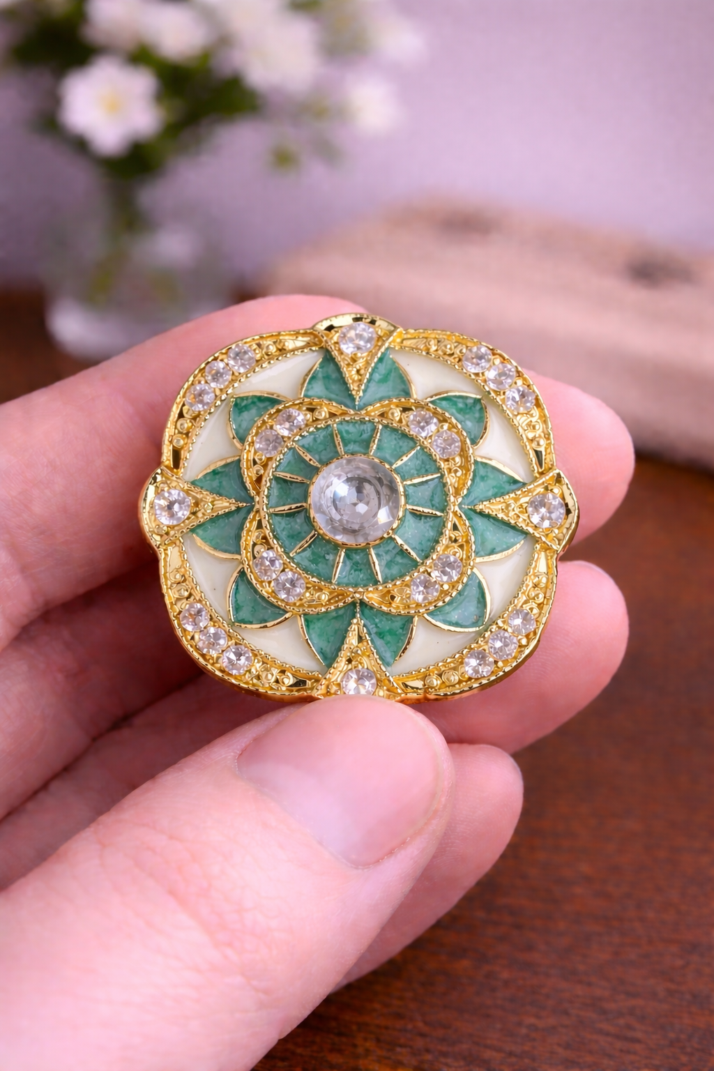 Meher Rang Bandhgala Button