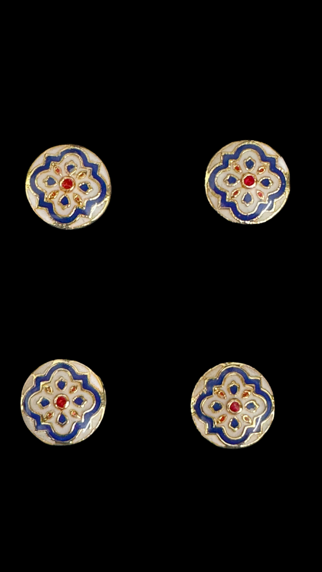 Royal Ivory Bloom Kurta Button