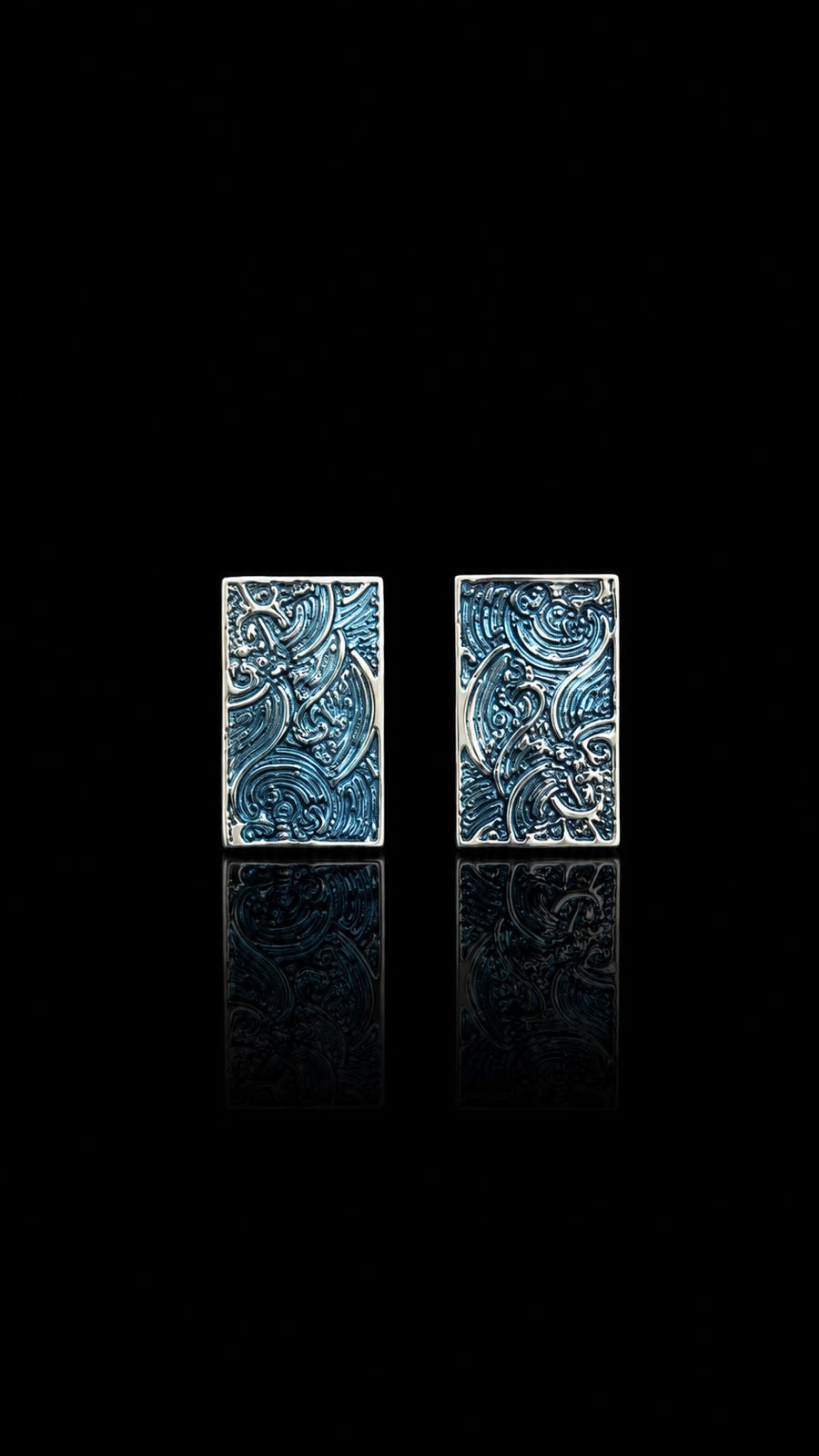 Ocean Crest Cufflinks