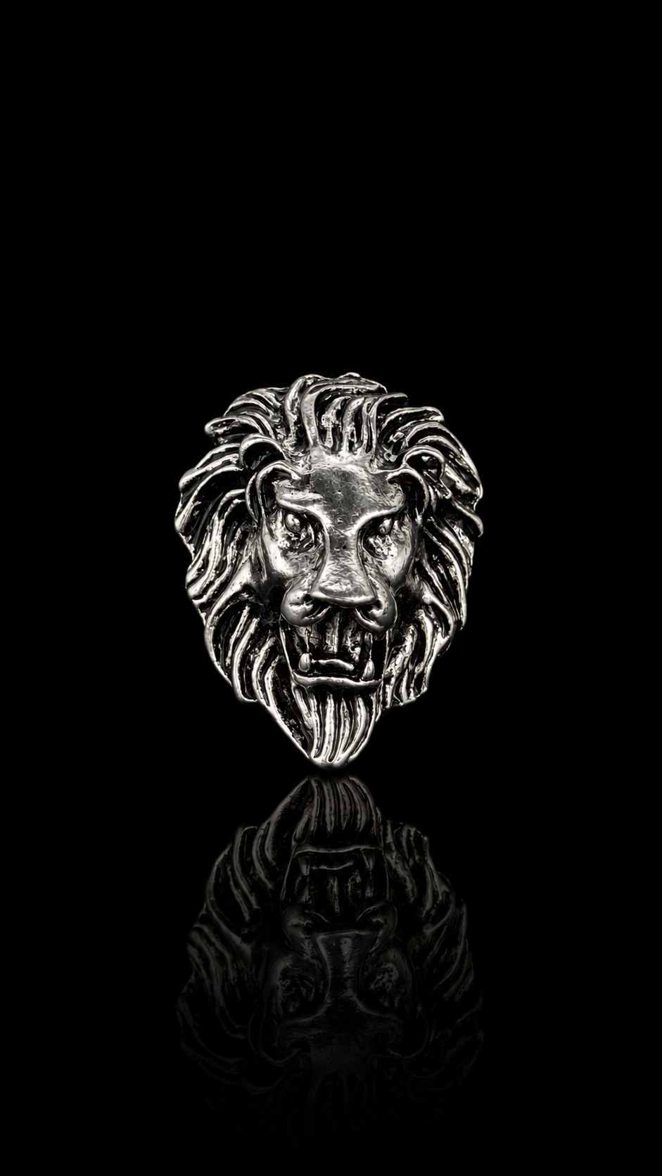 Regal Lion Crest Brooch