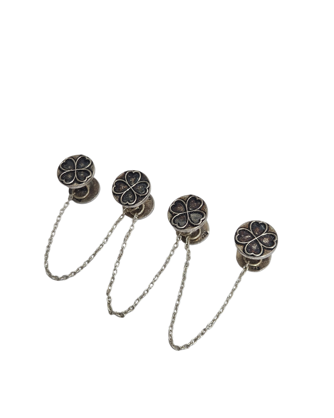 Silver Kurta Buttons
