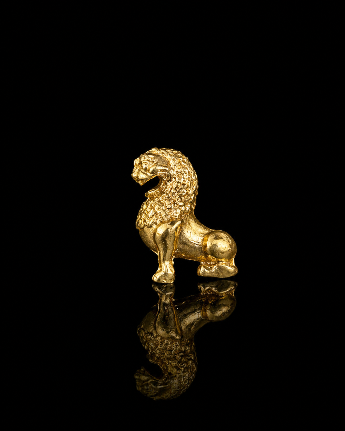 Regal Lion Mini Brooch
