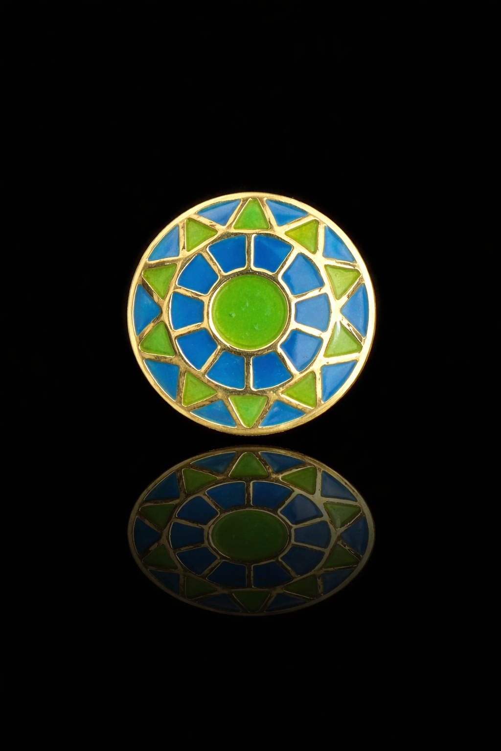 Rangoli Mosaic Kurta Button