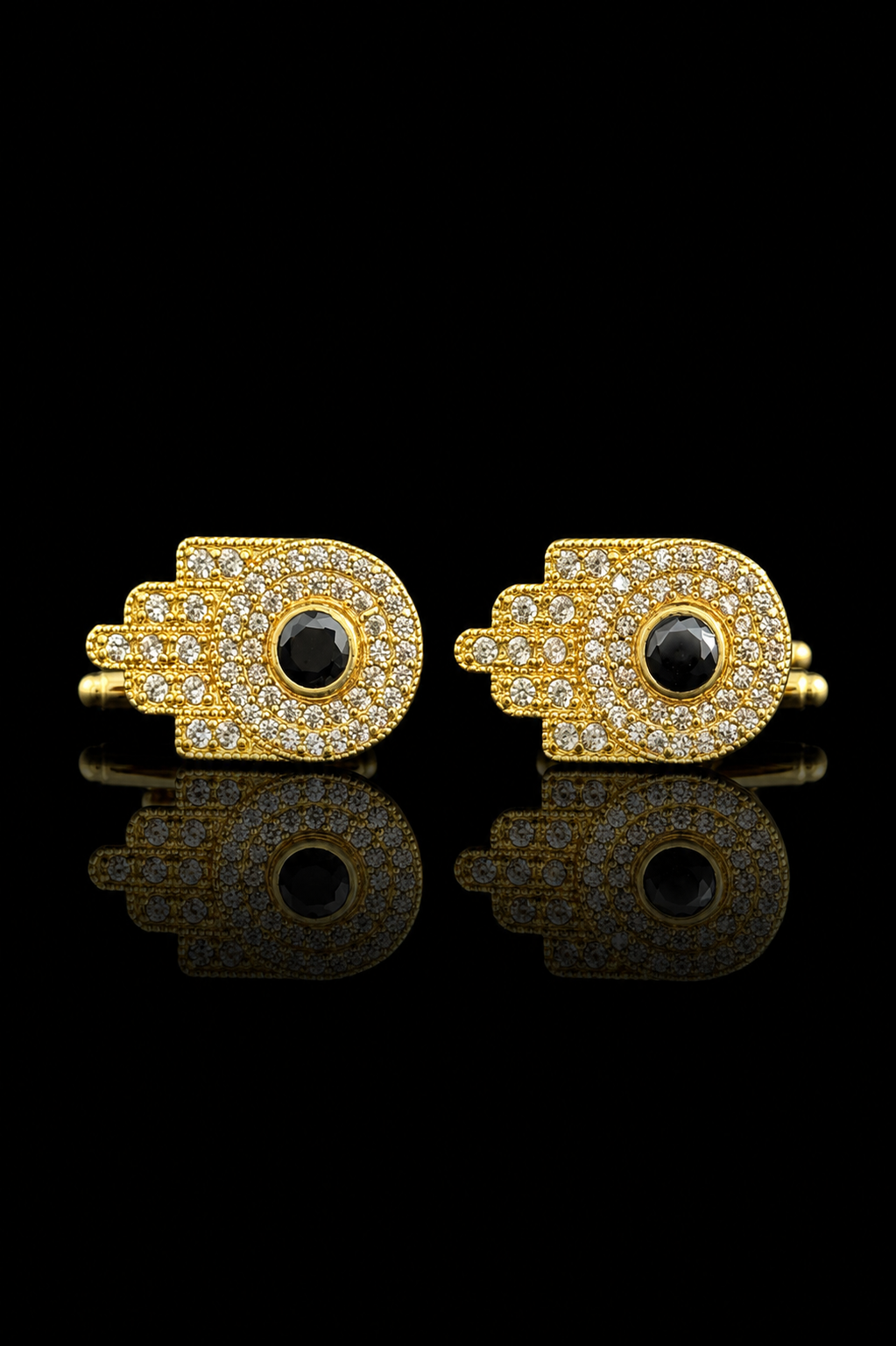 Royal Hamsa Hand Cufflinks