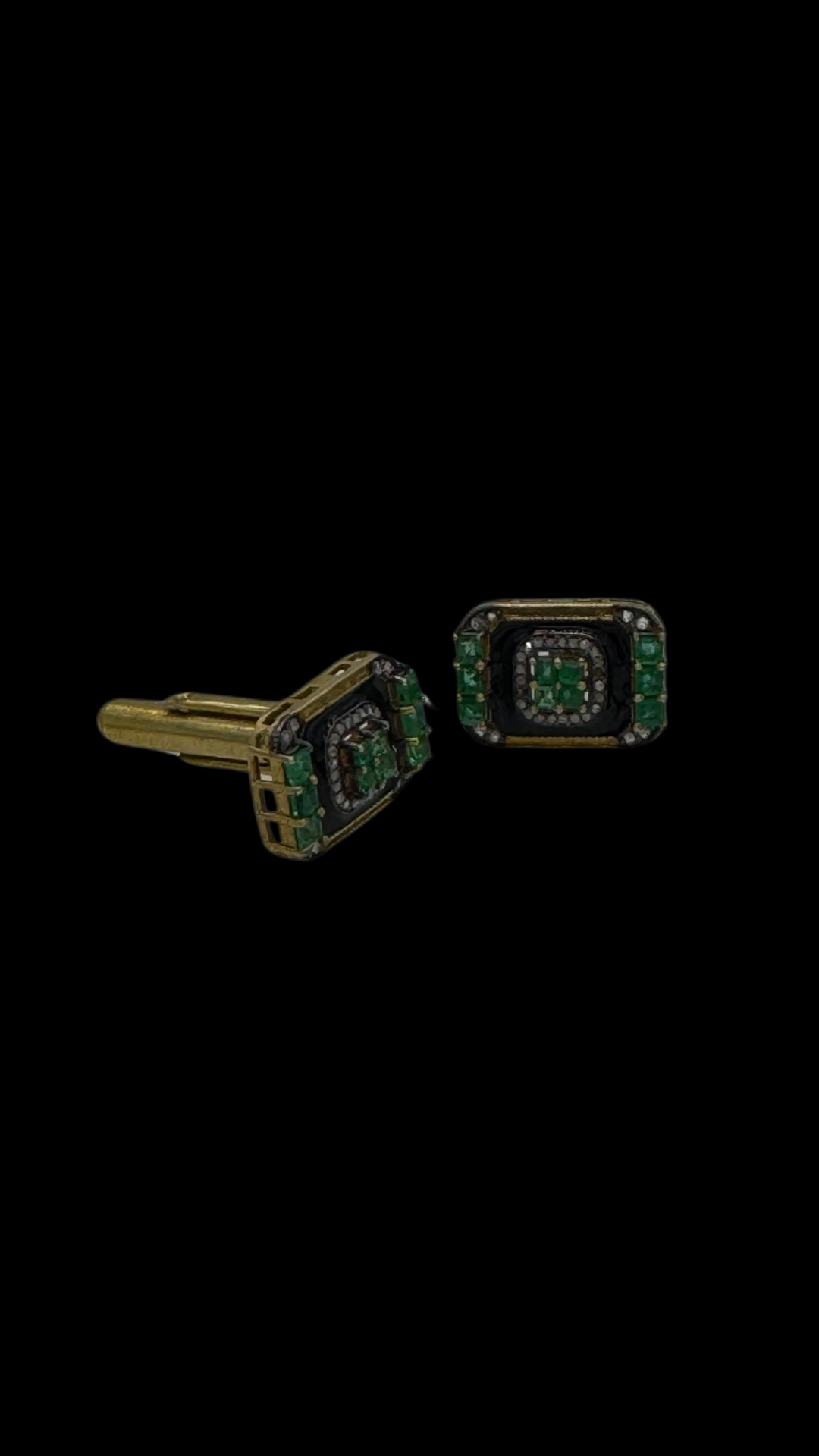 Emerald Cufflinks