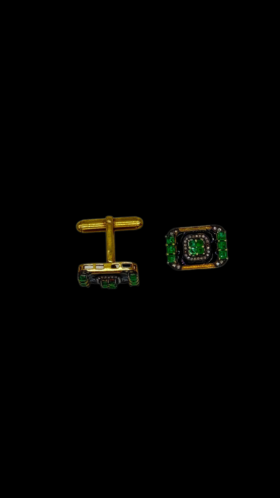 Emerald Cufflinks