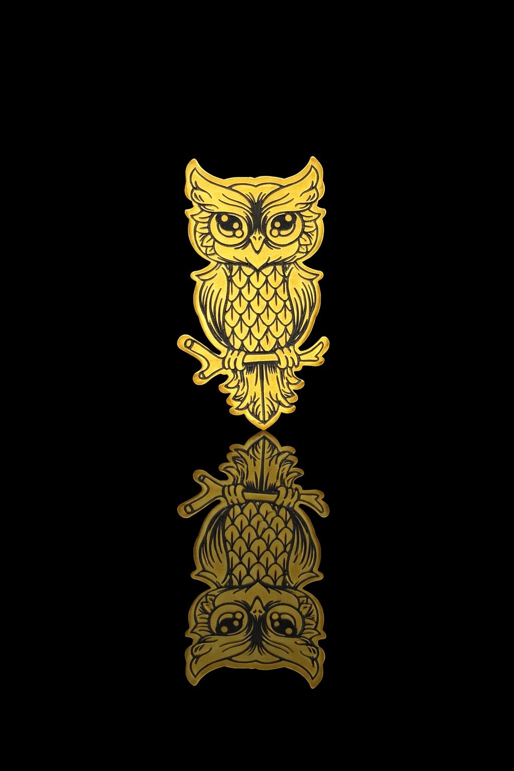 Wise Crest Owl Brooch