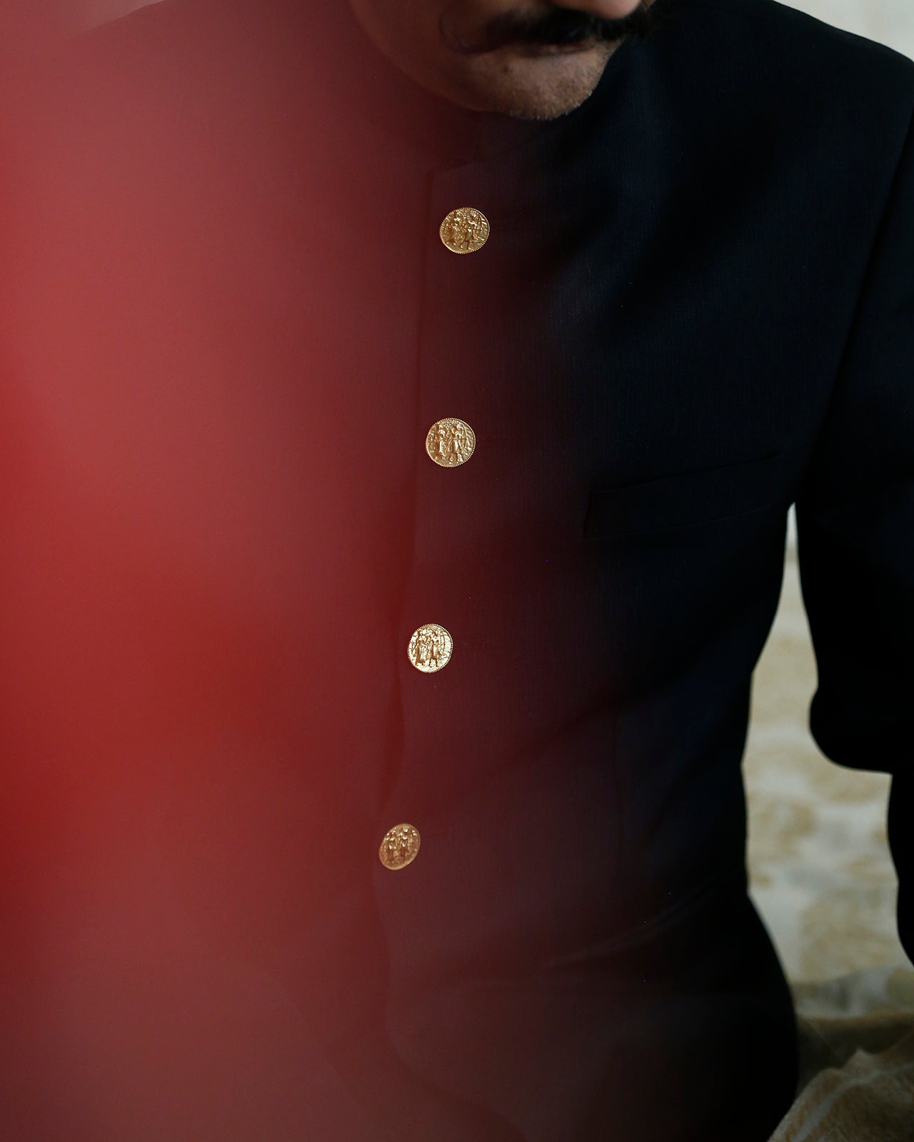 Siya Ram Bandhgala Buttons