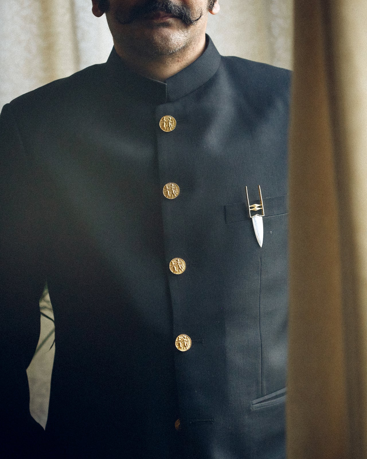 Siya Ram Bandhgala Buttons