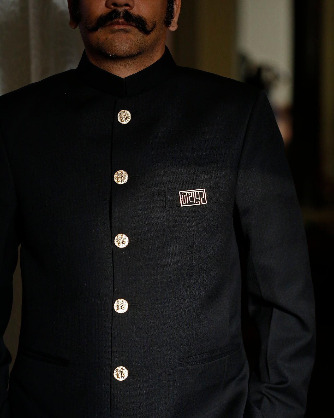 Siya Ram Bandhgala Buttons