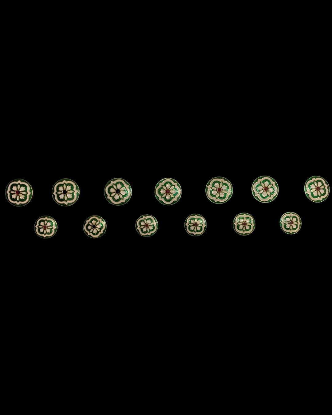Emerald Crest Bandhgala Button