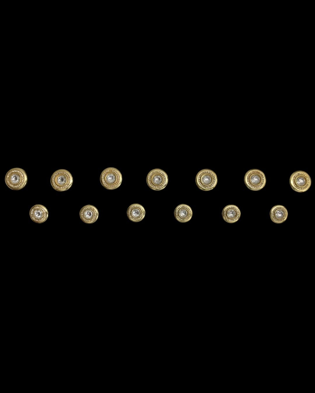 Royal Pearl Halo Bandhgala Button