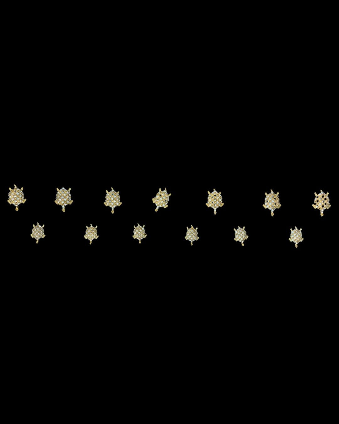 Royal Shield Crystal Bandhgala Button