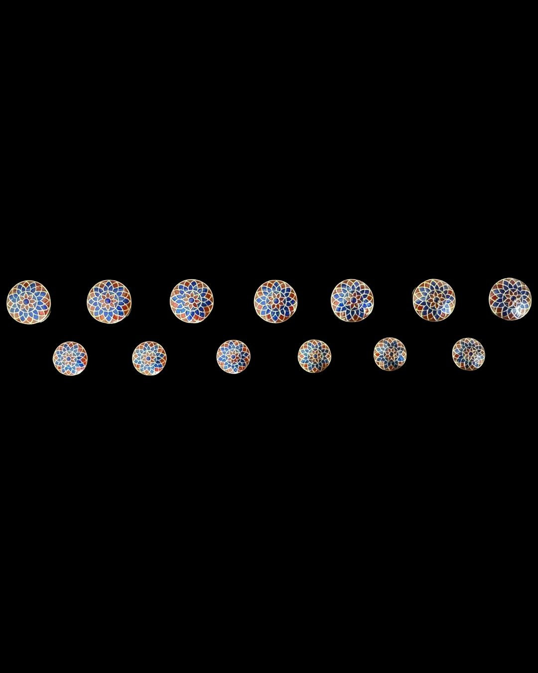 Regal Mosaic Bandhgala Button