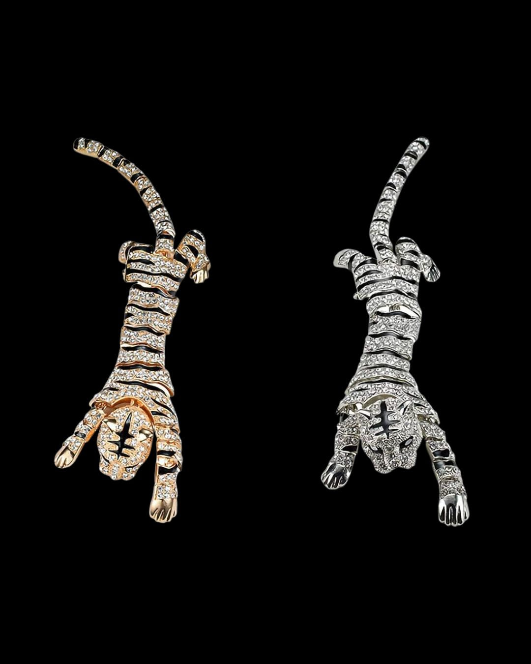 Royal Stride Tiger Brooch