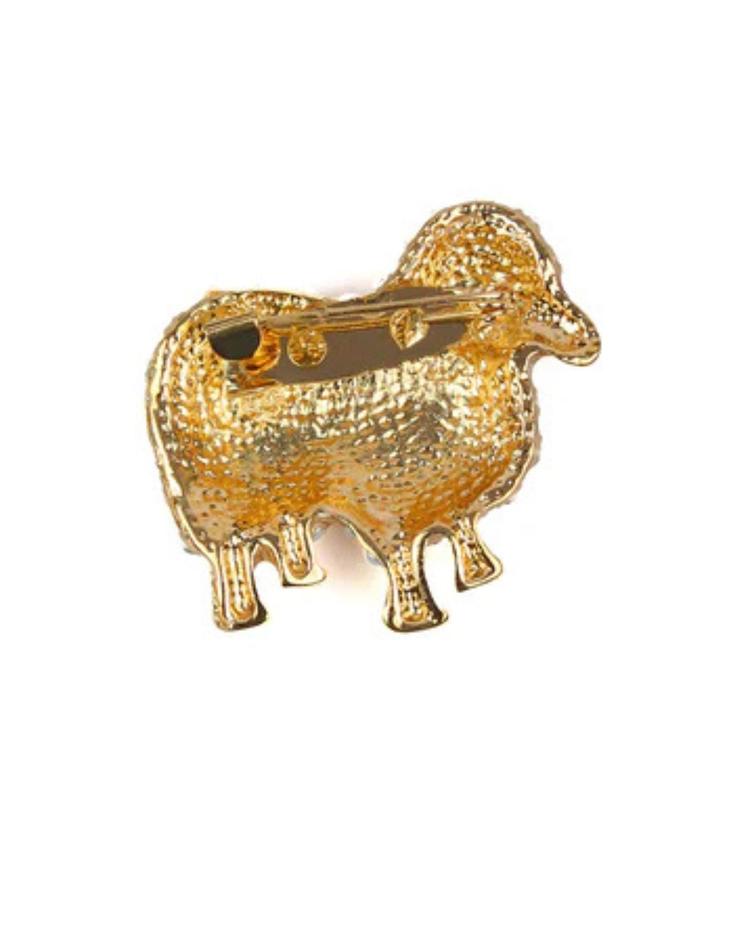 Fleece Sheep Brooch
