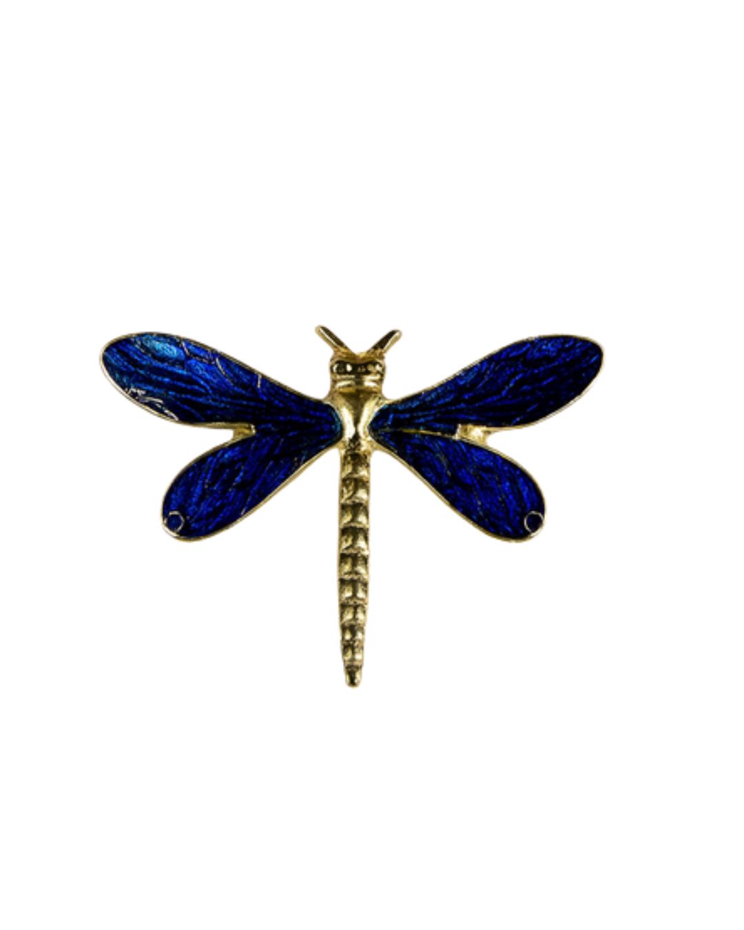 Midnight Blue Dragonfly Brooch