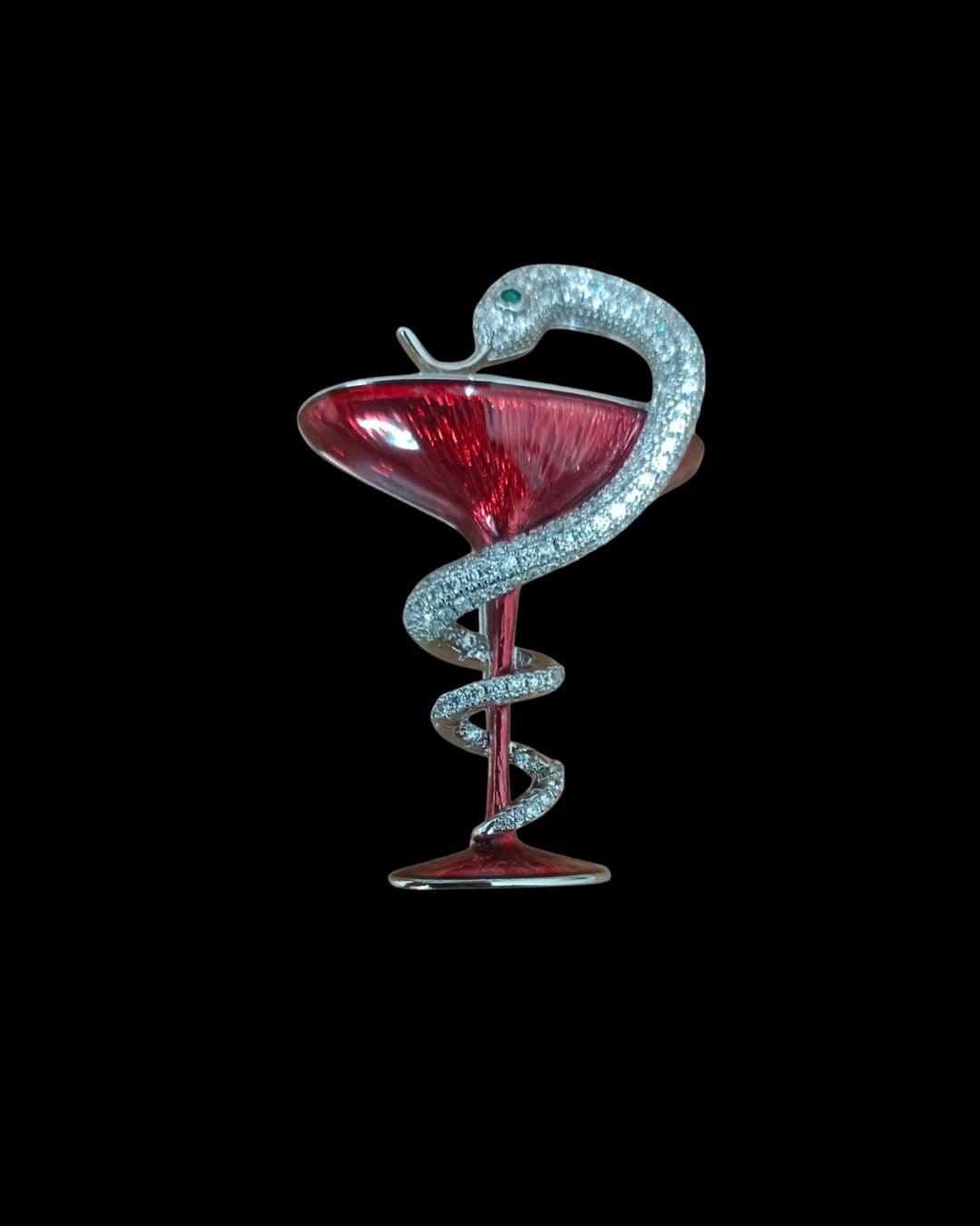Serpent Chalice Brooch